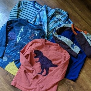 Bundle of 4T boys shirts (MINI BODEN!)
